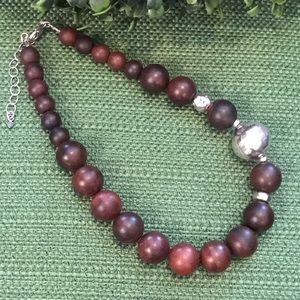 ❤️ Silpada dyed Camelian Agate Chalcedony Necklace